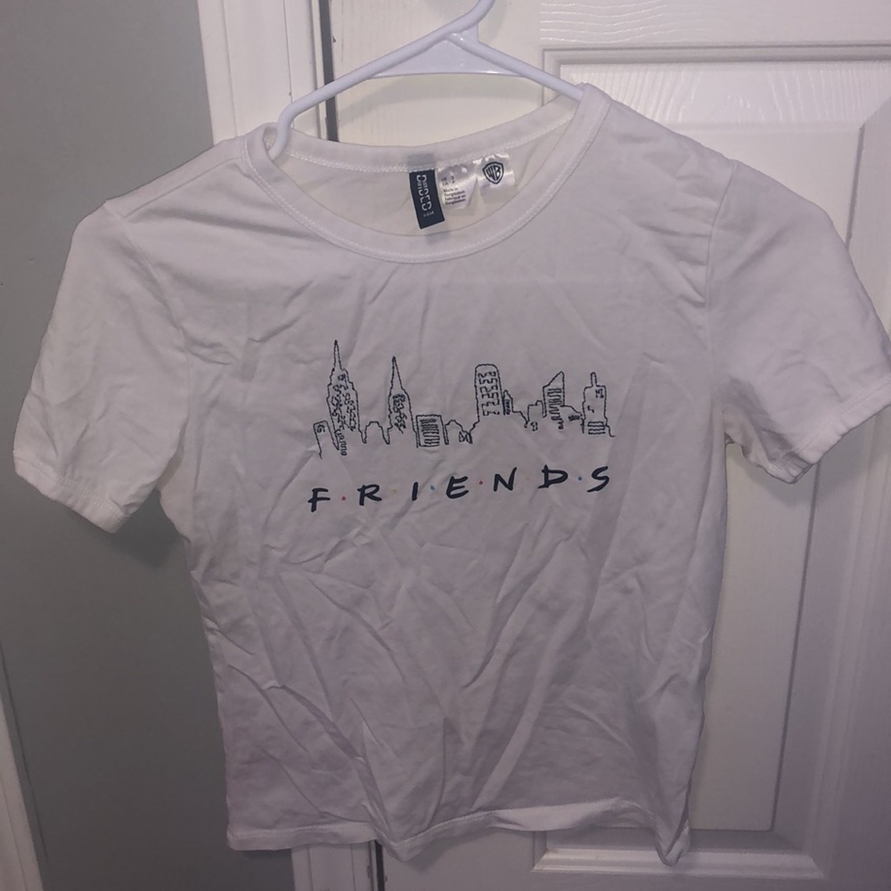 White “FRIENDS” tee